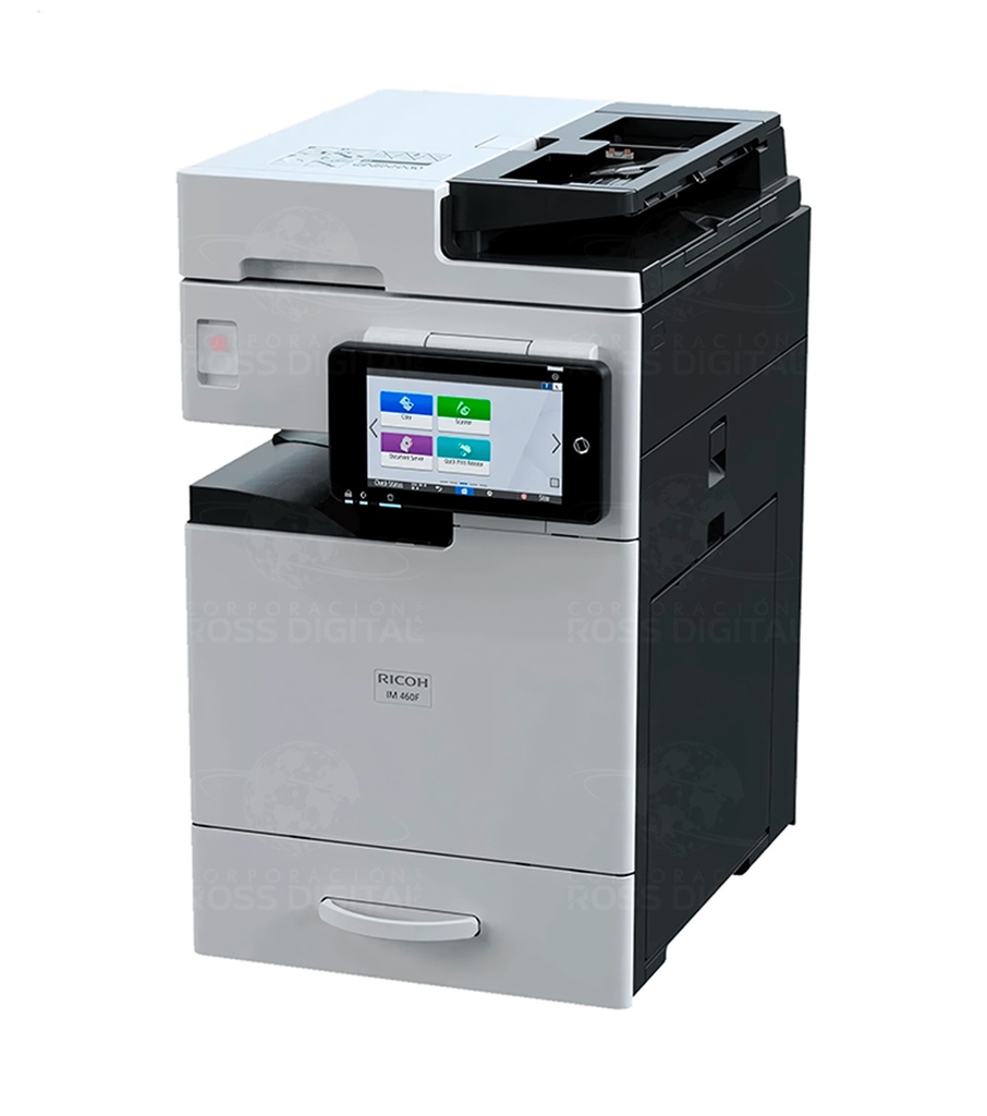 Fotocopiadora Multifuncional Láser Ricoh IM 460F, Monocromática, A4/A3, 46 ppm, Imprime, Copia, Escanea, Fax.