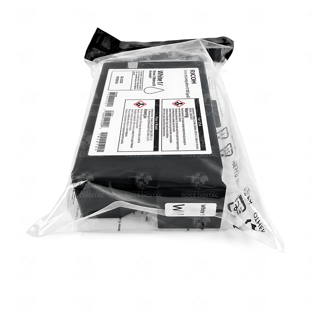 Cartucho De Tinta Blanco 1 Tipo G1 Origial Para RICOH RI 1000 - RI 2000 Textil