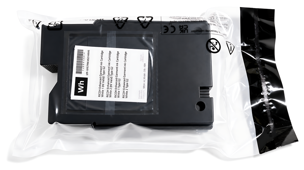 Cartucho De Tinta Blanco 2 Tipo G1 Origial Para RICOH RI 1000 - RI 2000 Textil