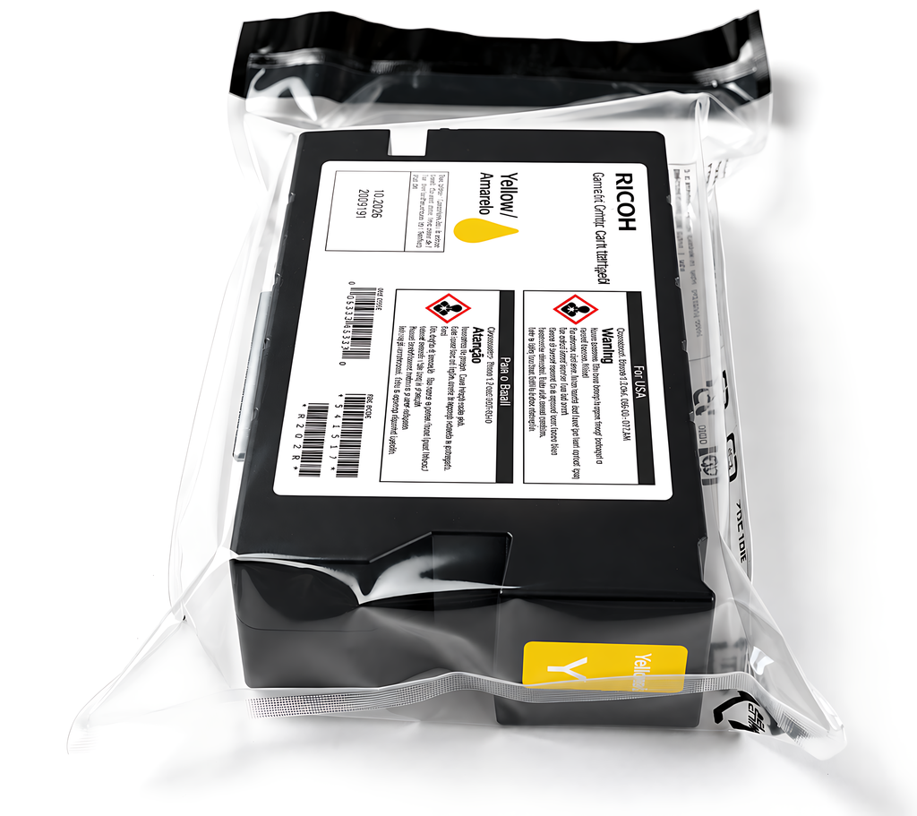 Cartucho De Tinta Amarillo Tipo G1 Origial Para RICOH RI 1000 - RI 2000 Textil