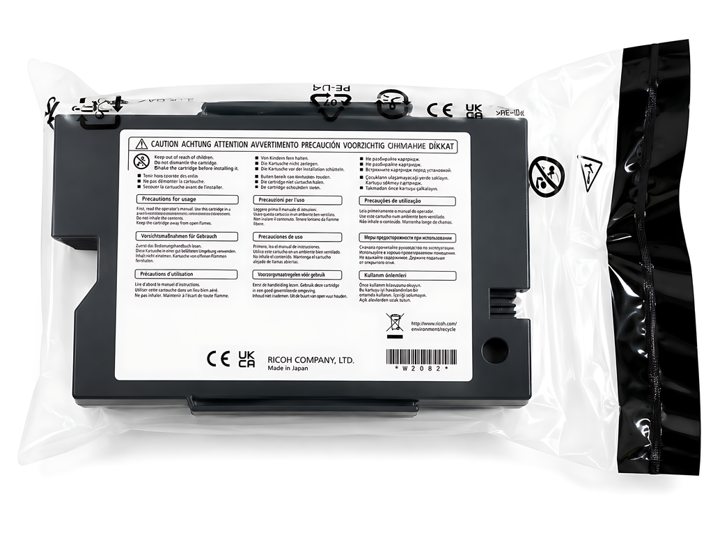 Cartucho De Limpieza Negro Tipo G1 Origial Para RICOH RI 1000 - RI 2000 Textil