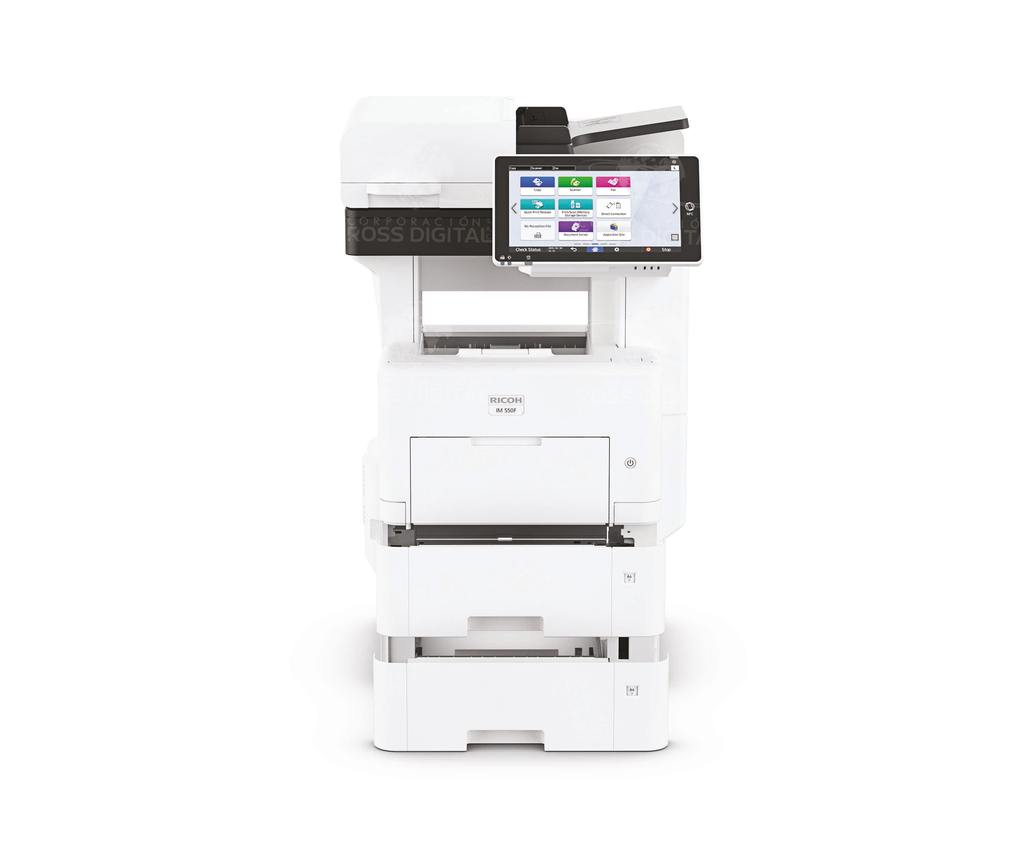 Fotocopiadora Multifuncional Láser Ricoh IM 550F, Monocromática, A4,  55 ppm, Imprime, Copia, Escanea, Fax.