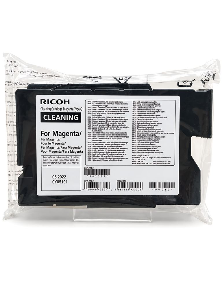 Cartucho De Limpieza Magenta Tipo G1 Origial Para RICOH RI 1000 - RI 2000 Textil