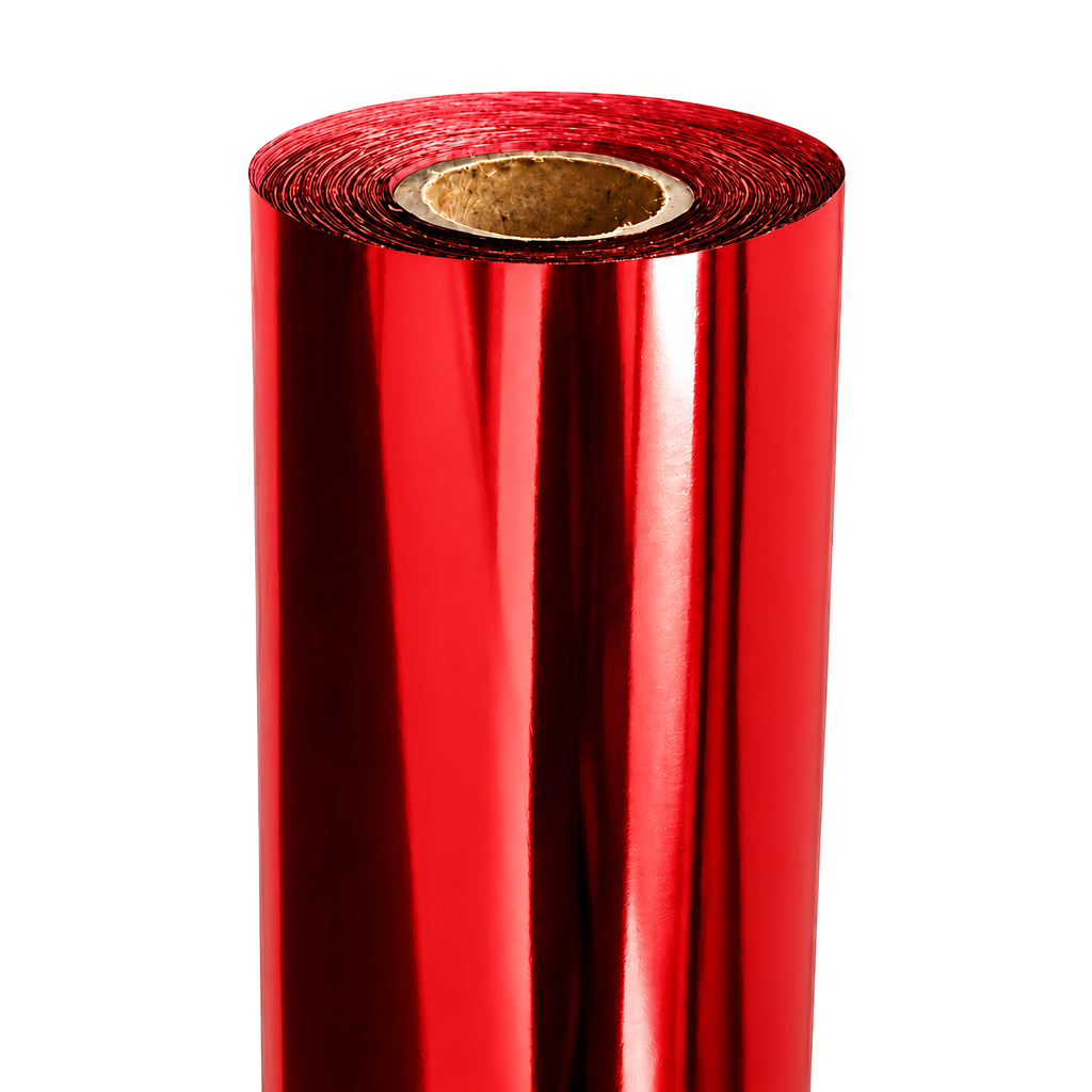 Red Foil  (Lamina Rojo) de 12½" x 60M Original para  RICOH RI 1000 / RI 2000 Textil