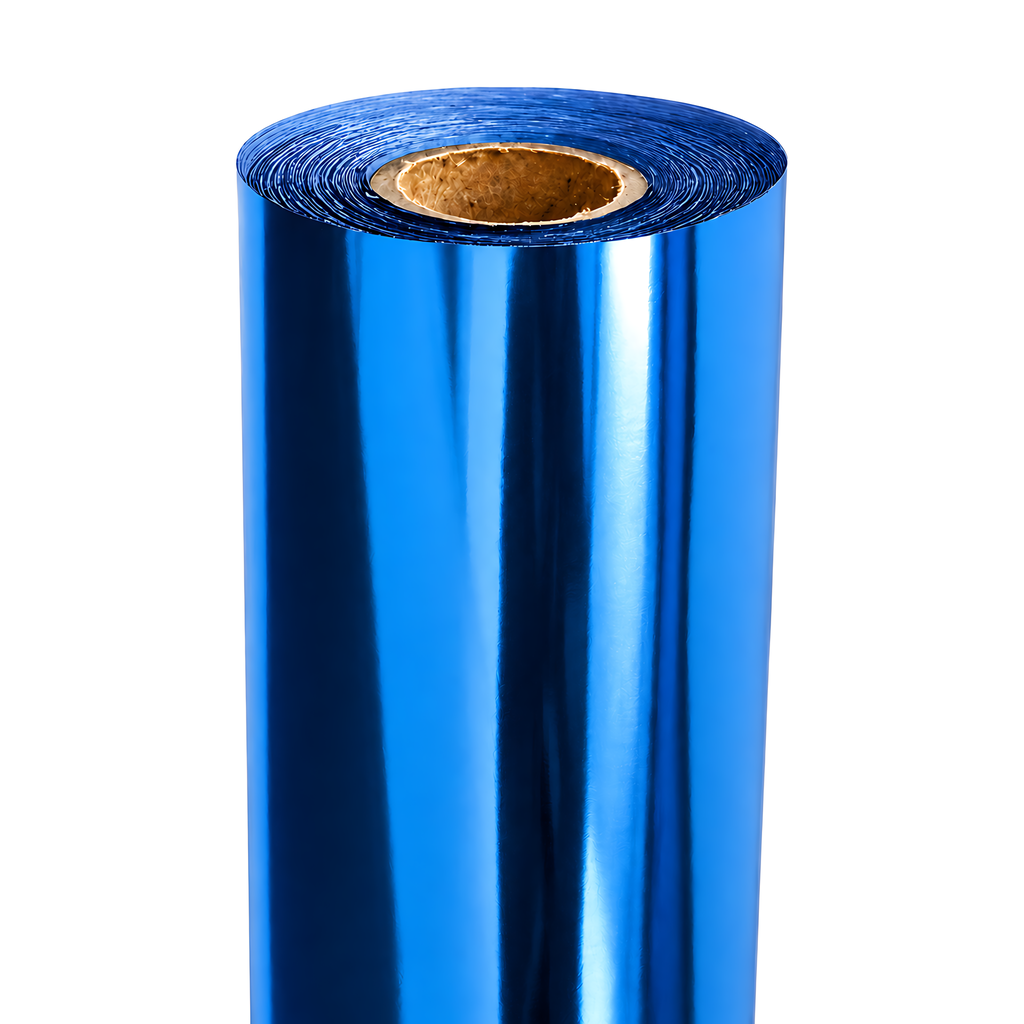 BLUE FOIL ( 12 1/2" WIDE x 200 FT ) GENUINE - LAMINA  AZUL (12 1/2" PULGADAS DE ANCHO x 200 PIES ) ORIGINAL RICOH RI 1000      RI 2000