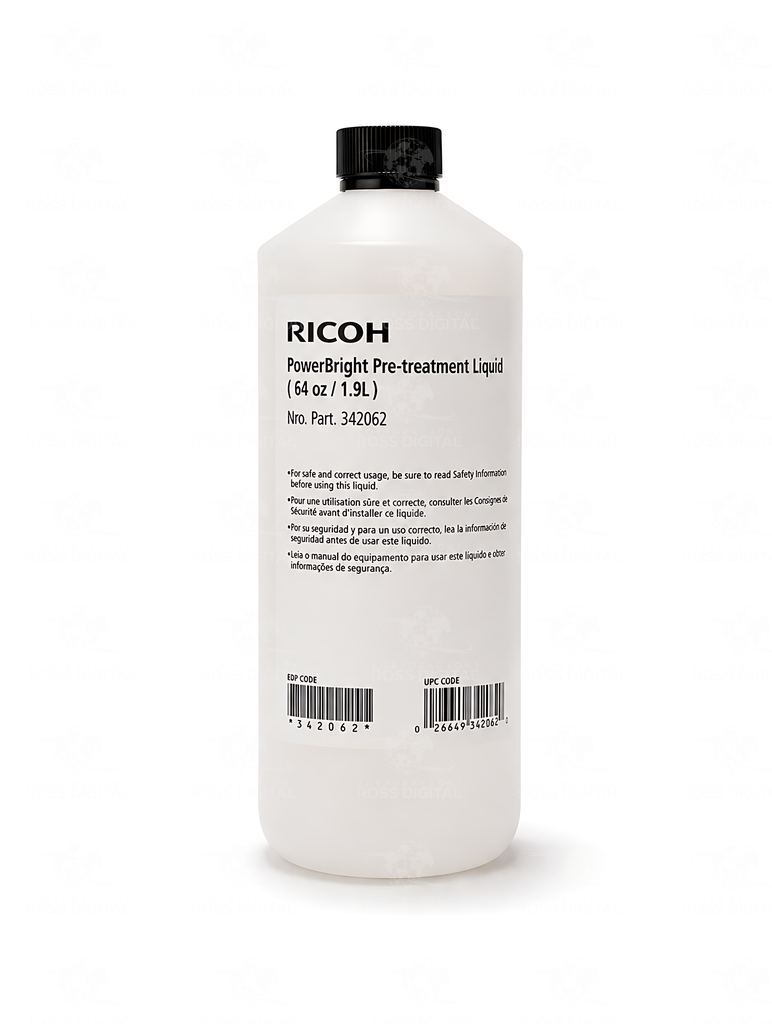 Líquido de Pretratamiento PowerBright 64 oz / 1,9 L Original Ricoh