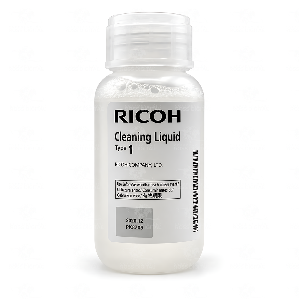 Líquido de Limpieza Tipo 1 Original Ricoh para sistemas DTG