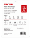 Papel Prensado en Caliente 50 Hojas Original Ricoh Para Sistemas DTG