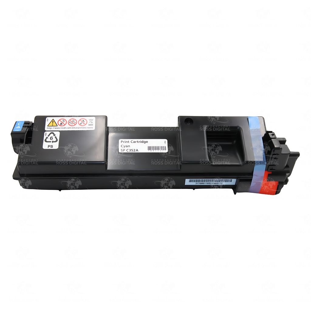 CARTUCHO DE TONER CIAN ORIGINAL RICOH SP C352