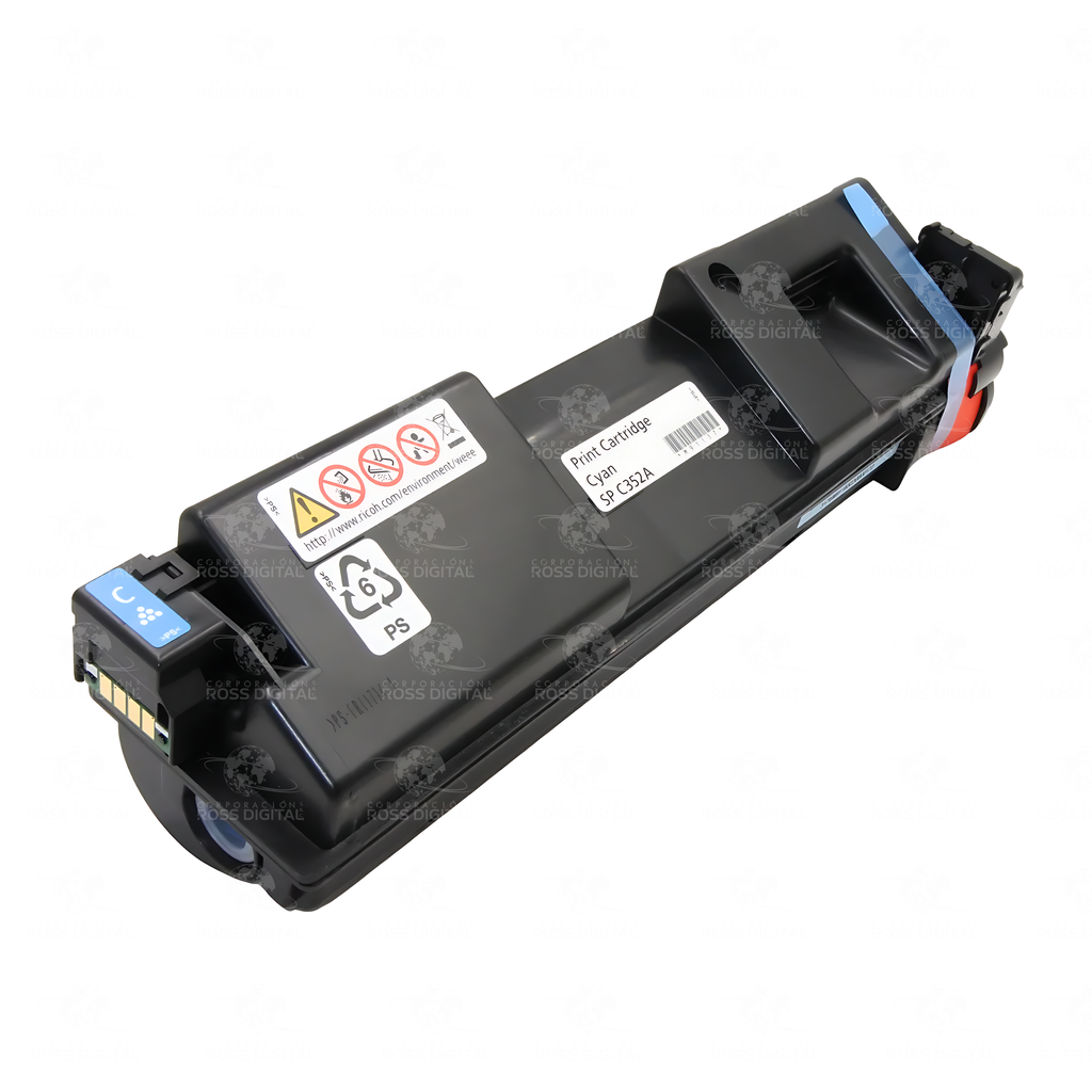 CARTUCHO DE TONER CIAN ORIGINAL RICOH SP C352