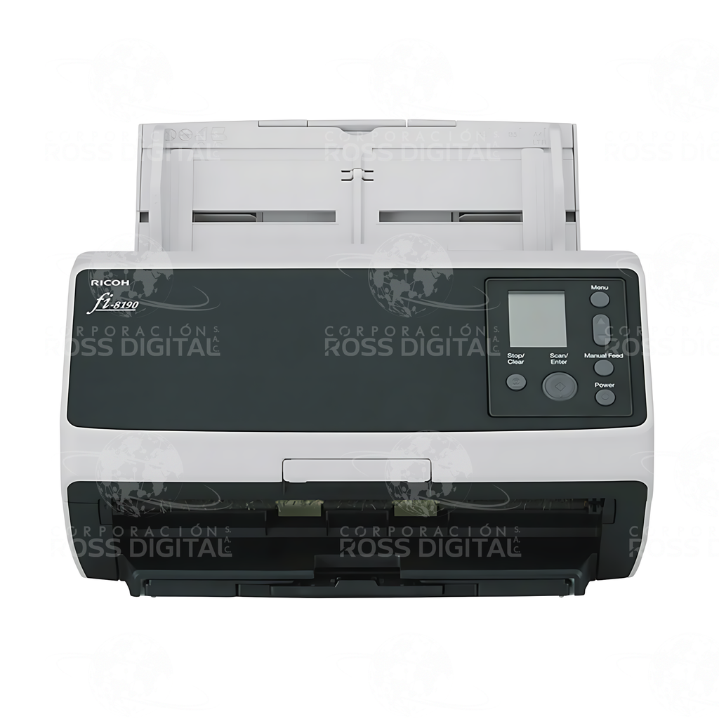 Escáner Ricoh fi-8190 a Color Con Alimentación De Hojas, 90 PPM, USB, Dúplex