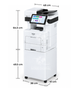 Fotocopiadora RICOH IM 550F, Multifuncional Láser Monocromática, A4 - SPDF + Gabinete alto tipo I