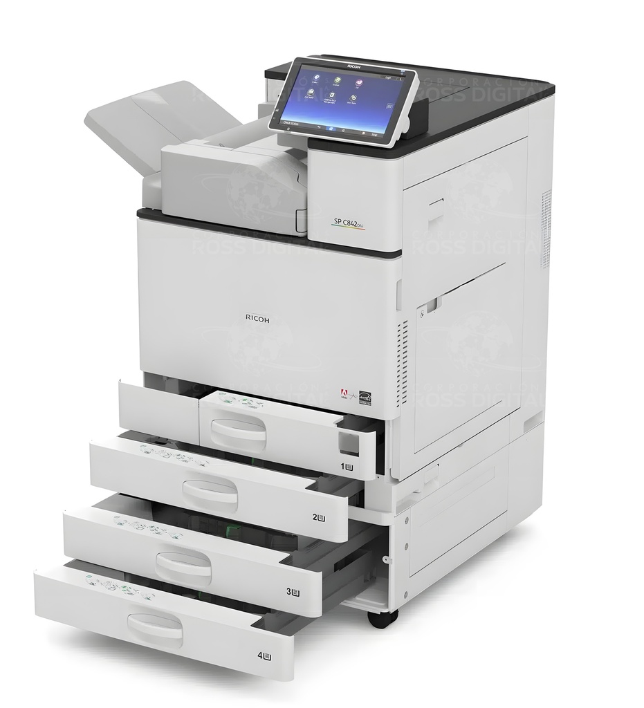 Impresora RICOH SP C842, Láser de Semi-Nueva a  Color A4/ A3