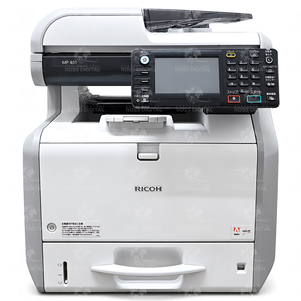 Fotocopiadora RICOH MP 401 spf – Impresora Láser Multifuncional Monocromática A4 Semi-Nueva