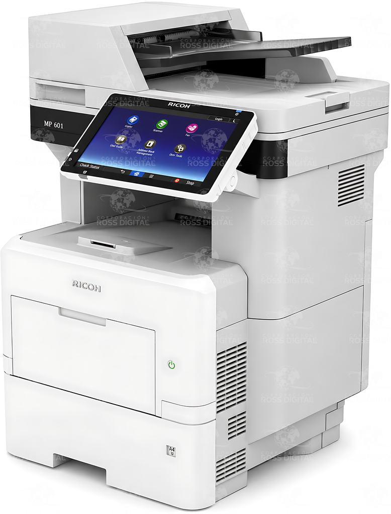 Fotocopiadora Ricoh MP 601 SPF – Impresora Multifuncional Láser Monocromática A4 Semi-nueva