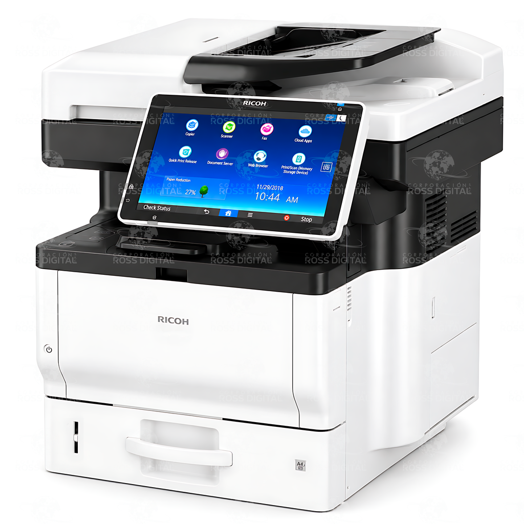 Fotocopiadora RICOH IM 350F – Impresora Multifuncional Láser Monocromática A4 Semi-Nueva