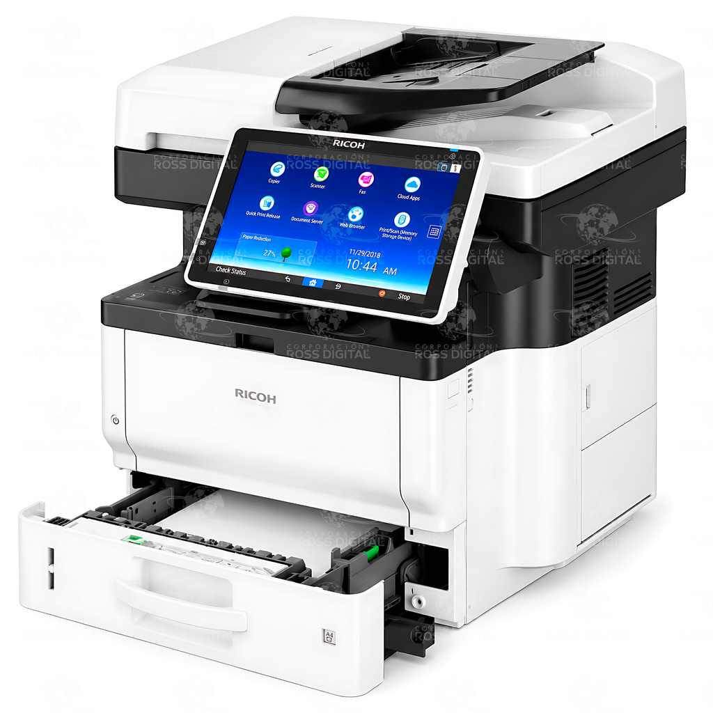 Fotocopiadora RICOH IM 350F – Impresora Multifuncional Láser Monocromática A4 Semi-Nueva