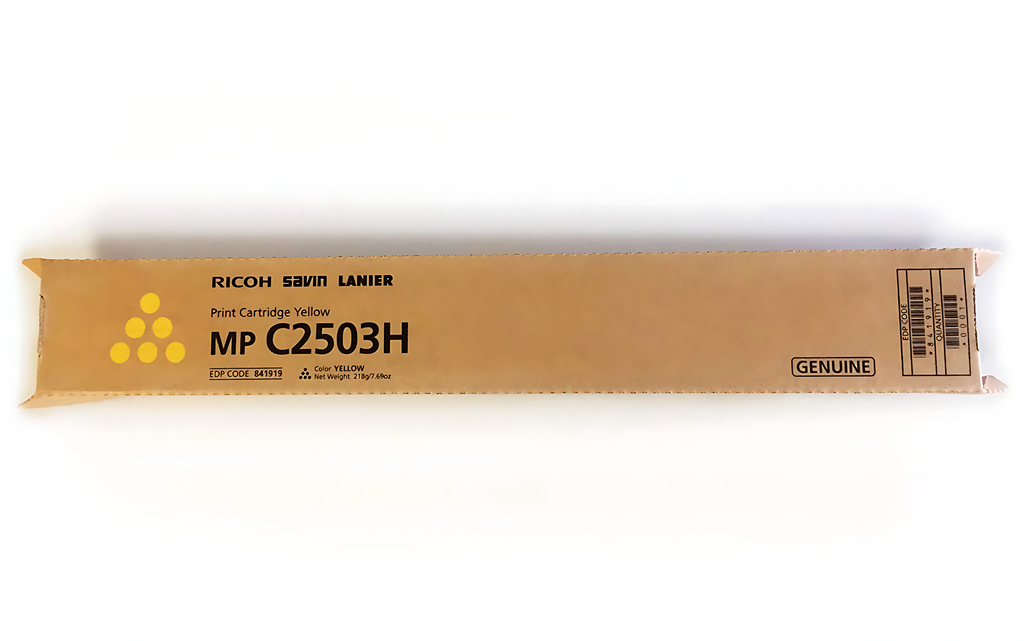 CARTUCHO DE TÓNER RICOH MP C2503 AMARILLO ORIGINAL