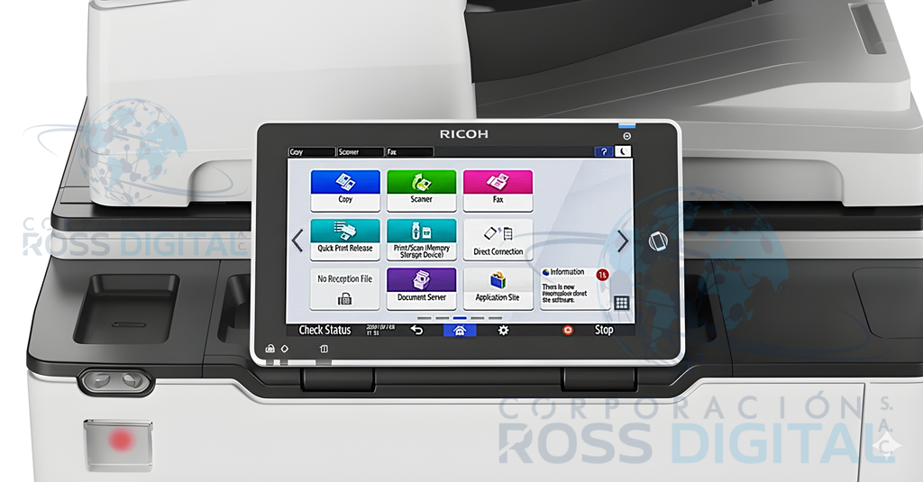 MULTIFUNCIONAL LASER NUEVO MONOCROMÁTICO MARCA RICOH, MODELO IM 7000
