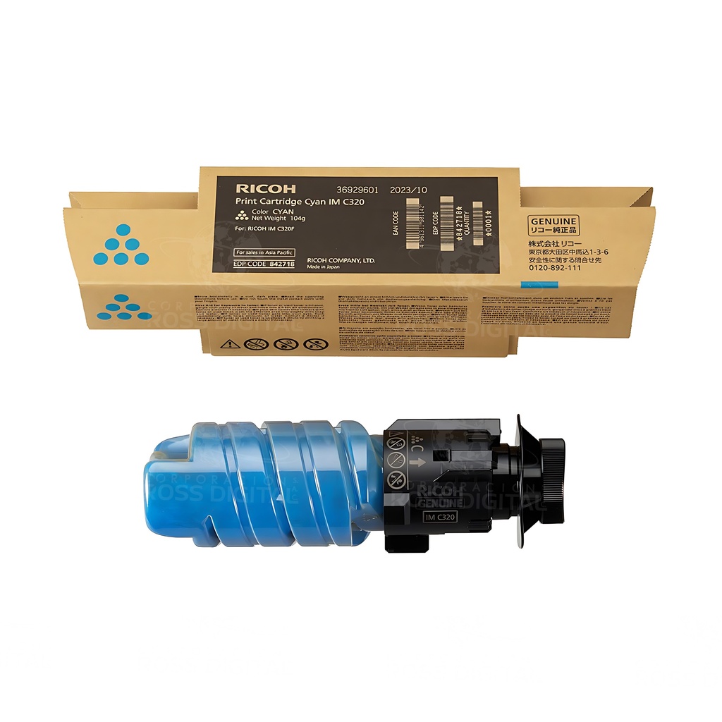 CARTUCHO DE TÓNER RICOH IM C320 F CIAN ORIGINAL