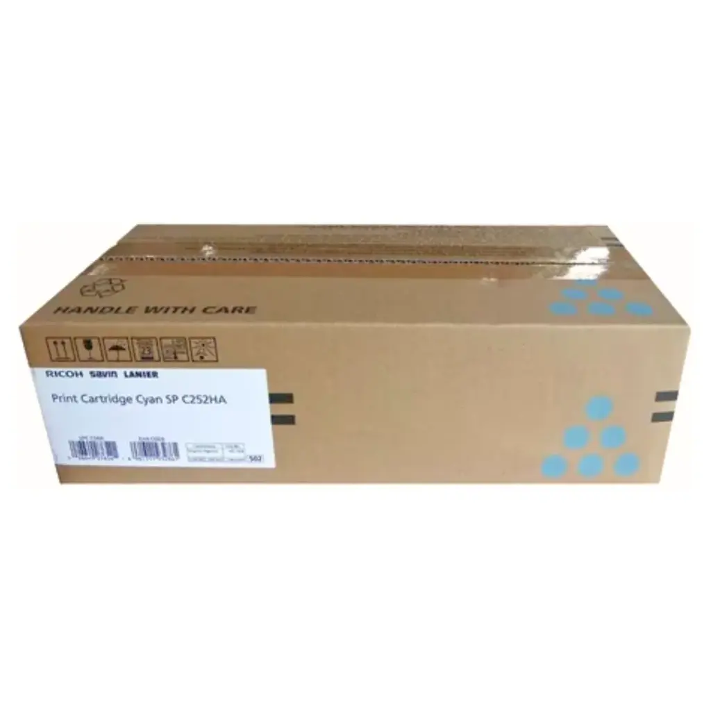 CARTUCHO DE TÓNER RICOH SP C252DN CIAN ORIGINAL