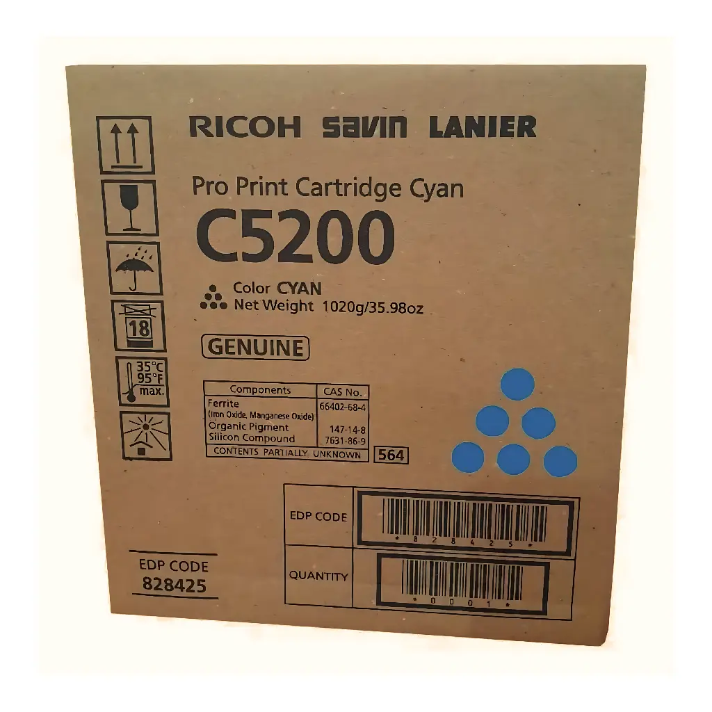 CARTUCHO DE TÓNER RICOH PRO C5200 CIAN ORIGINAL