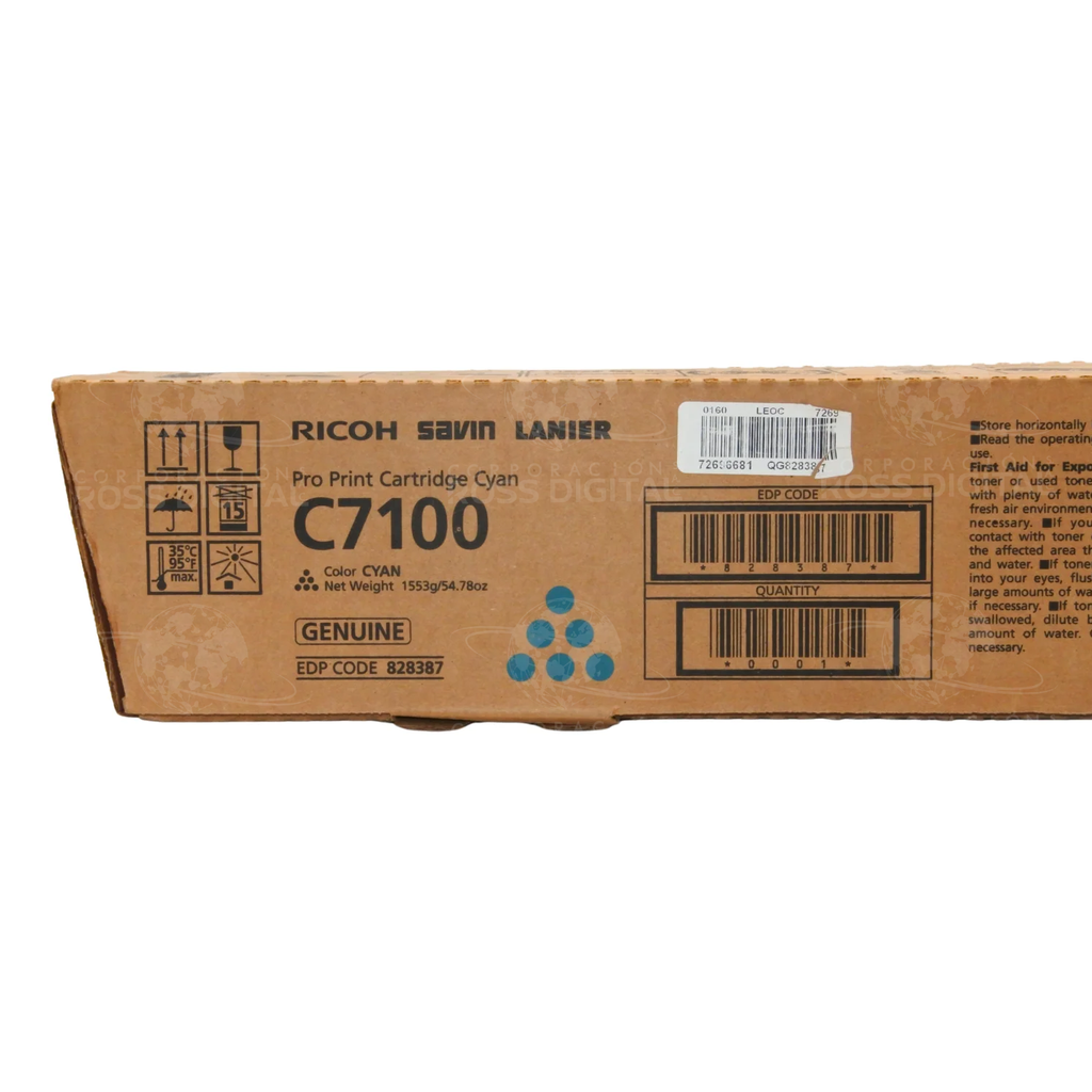 CARTUCHO DE TÓNER RICOH PRO C7100 CIAN ORIGINAL