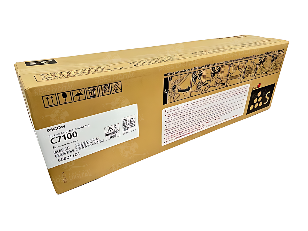 CARTUCHO DE TÓNER RICOH PRO C7100 ROJO INVISIBLE ORIGINAL