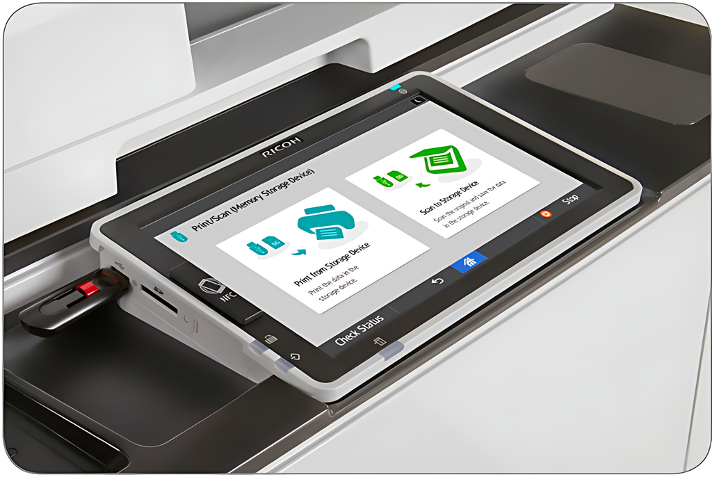 Fotocopiadora RICOH MP 6503, Impresora Multifuncional Láser Monocromática A4 / A3 Semi-Nuevo