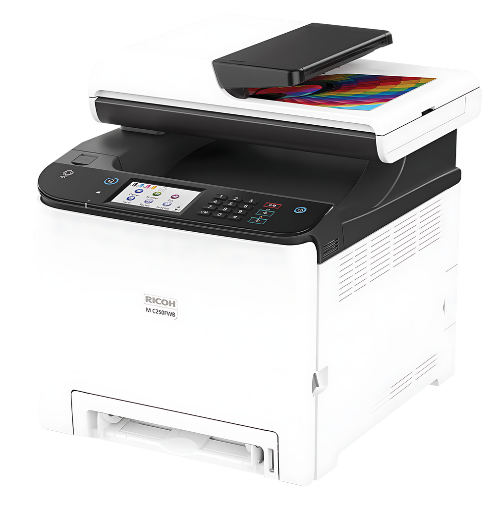 Fotocopiadora RICOH M C250FW – Impresora Láser Multifuncional Color A4 Semi-Nueva