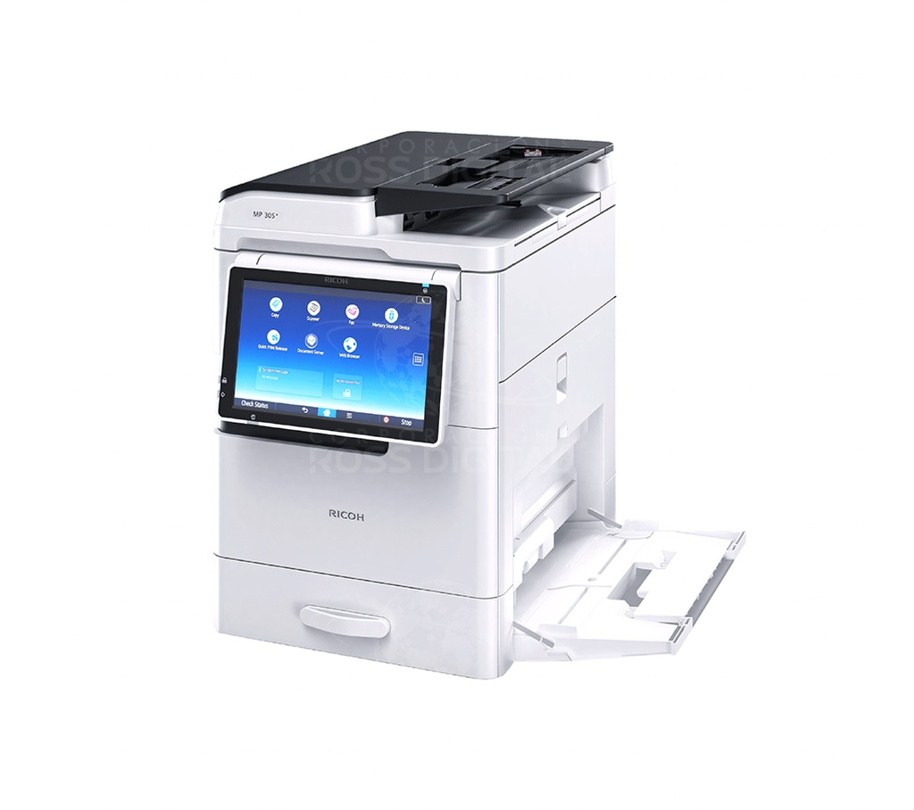 Fotocopiadora Multifuncional Láser Ricoh MP 305+ SPF, Monocromática, A4/A3, 30 ppm, Imprime, Copia, Escanea, Fax.