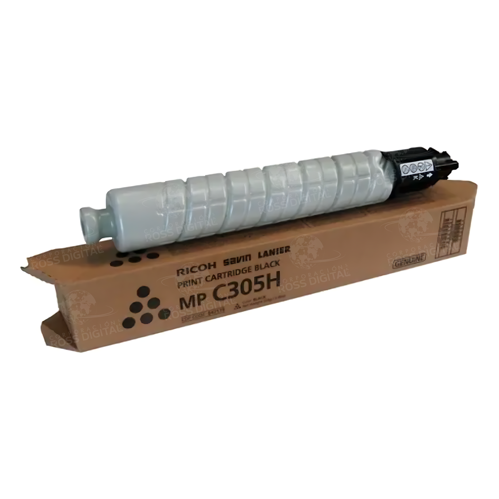 CARTUCHO DE TÓNER RICOH MP C305 NEGRO ORIGINAL
