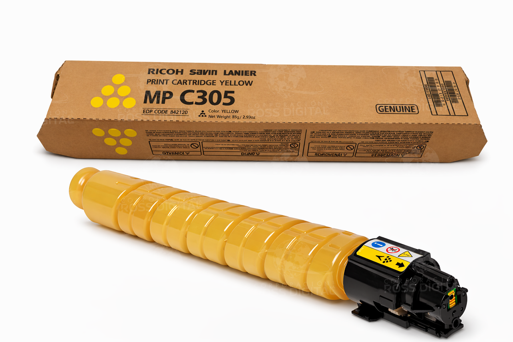 CARTUCHO DE TÓNER RICOH MP C305 AMARILLO ORIGINAL