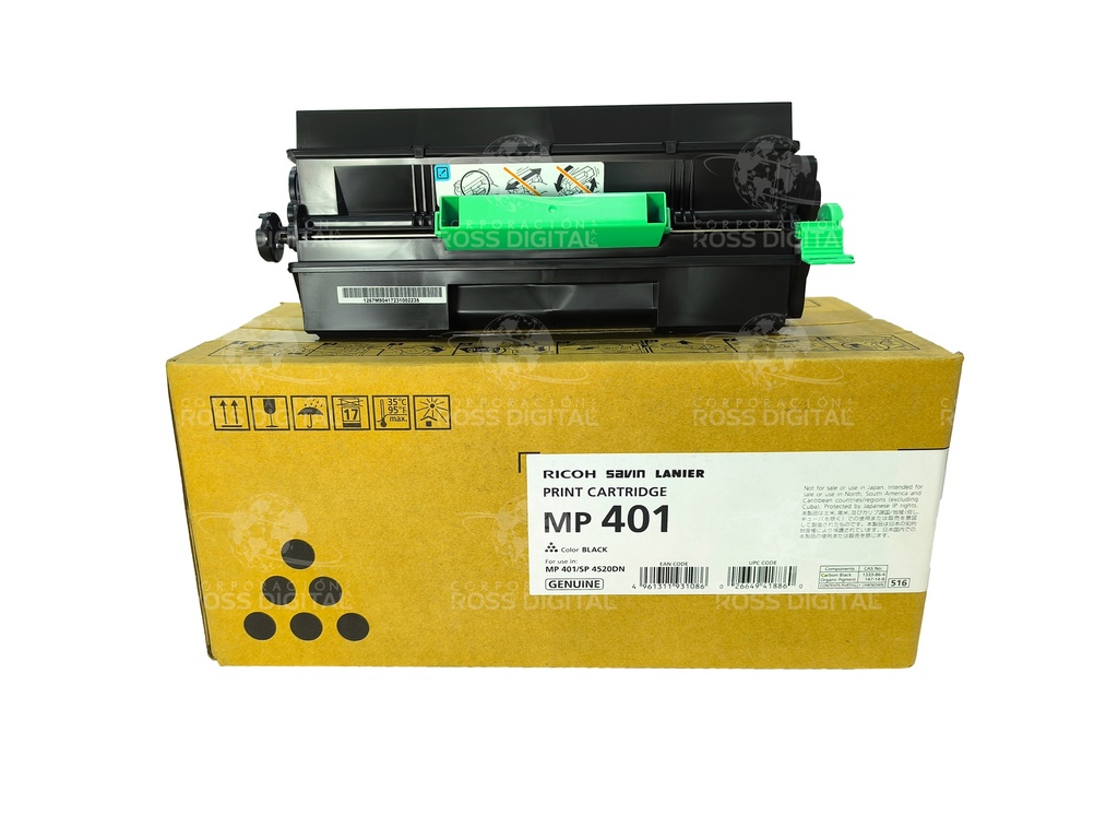 CARTUCHO DE TÓNER RICOH MP 401 NEGRO ORIGINAL