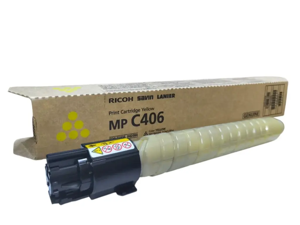CARTUCHO DE TONER RICOH MP C406 AMARILLO ORIGINAL