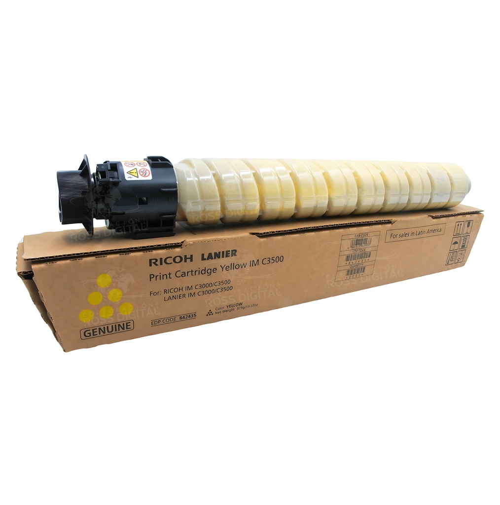 CARTUCHO DE TÓNER RICOH IM C3500 AMARILLO ORIGINAL