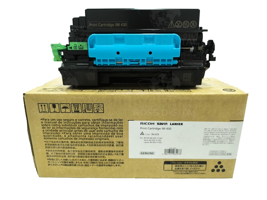 CARTUCHO DE TÓNER RICOH IM 430 F NEGRO ORIGINAL