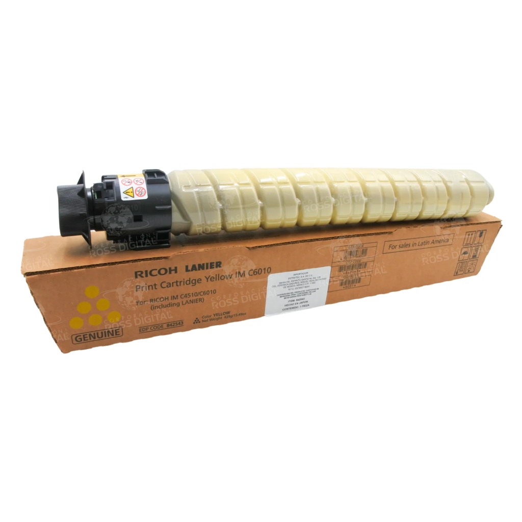 CARTUCHO DE TÓNER RICOH IM C6010 AMARILLO ORIGINAL