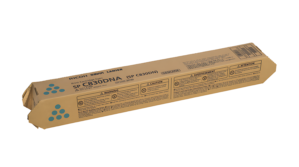 CARTUCHO DE TÓNER RICOH SP C830DN CIAN ORIGINAL