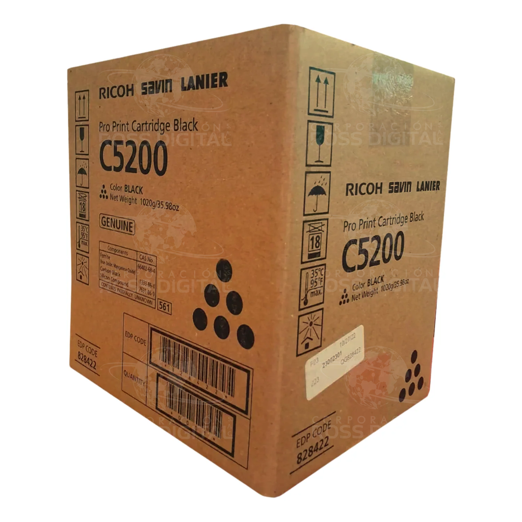 CARTUCHO DE TÓNER RICOH PRO C5200 NEGRO ORIGINAL