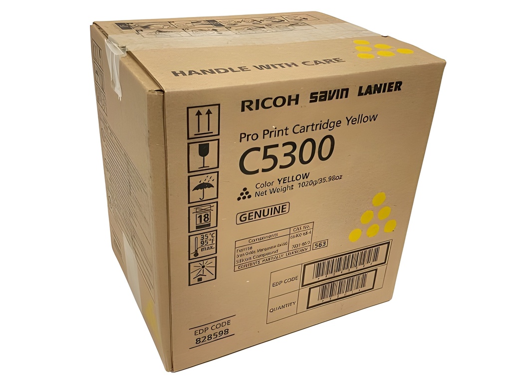 CARTUCHO DE TÓNER RICOH PRO C5300 AMARILLO ORIGINAL
