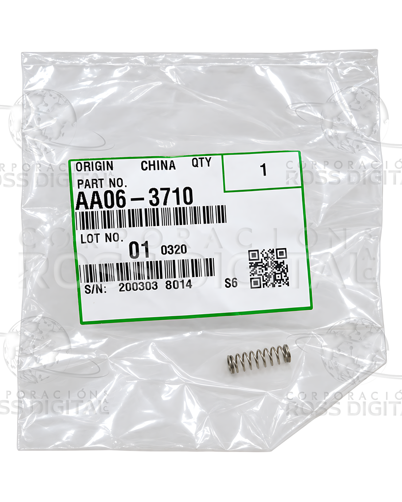 Resorte del Dedo del Selector Superior Original Ricoh