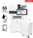Fotocopiadora RICOH IM 550F, Multifuncional Láser Monocromática, A4 - SPDF + Gabinete alto tipo I