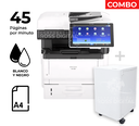 Fotocopiadora RICOH IM 430F – Impresora Multifuncional Láser Monocromática A4 - SPDF + Gabinete alto tipo I