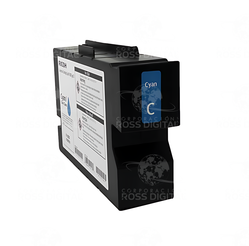 Cartucho De Tinta Cian Tipo G1 Origial Para RICOH RI 1000 - RI 2000 Textil