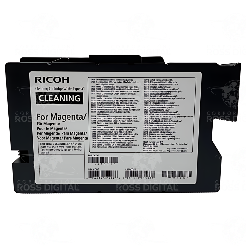 Cartucho De Limpieza Magenta Tipo G1 Original Para Ricoh RI 1000 - RI 2000 Textil