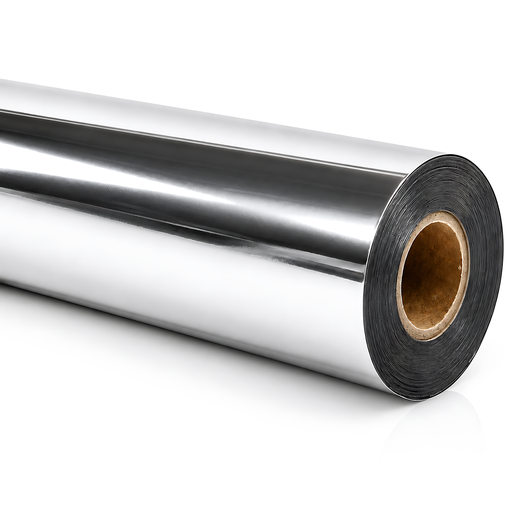 Silver Foil  (Lamina Plateado) de 12½" x 60M Original para  RICOH RI 1000 / RI 2000 Textil
