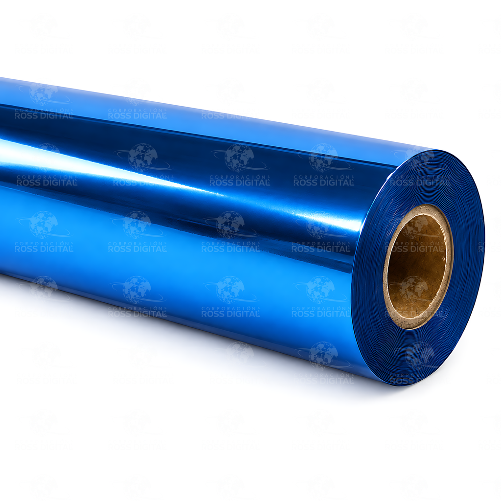 Blue Foil  (Lamina Azul) de 12½" x 60M Original para  RICOH RI 1000 / RI 2000 Textil