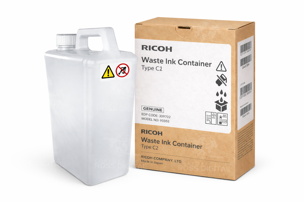 WASTE INK BOTTLE TYPE C2 RICOH ORIGINAL - BOTELLA DE TINTA RESIDUAL