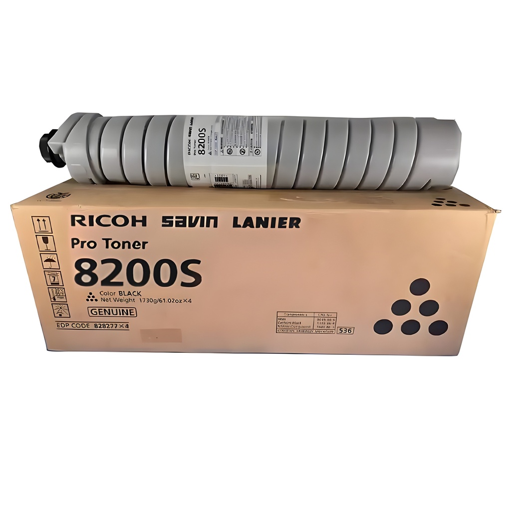 CARTUCHO DE TÓNER RICOH PRO 8200 S NEGRO ORIGINAL